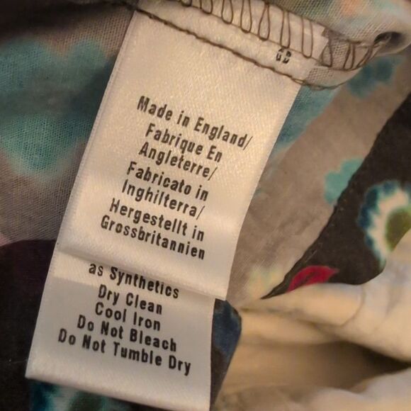 Paul Smith Youth Floral Print Button‎ Up Dress Shirt Size 7/8 NWT - Picture 6 of 9